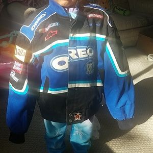 Chase authentics Oreo racecar jacket/coat